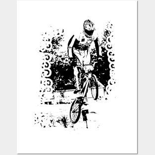 bmx racing Posters and Art